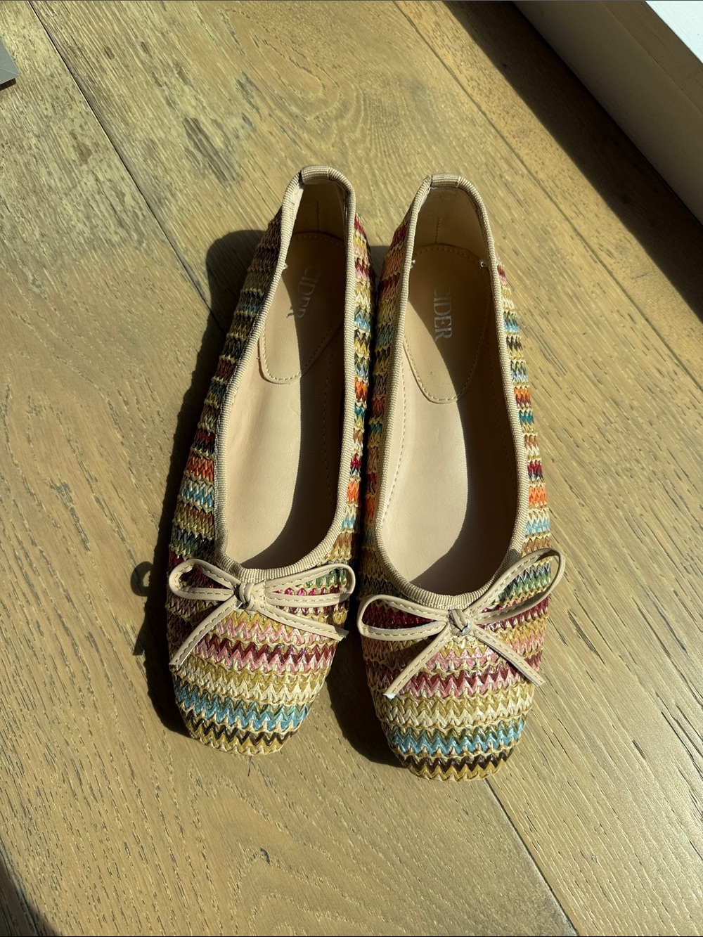 CIDER Multicolor Woven Ballet Flats – Women